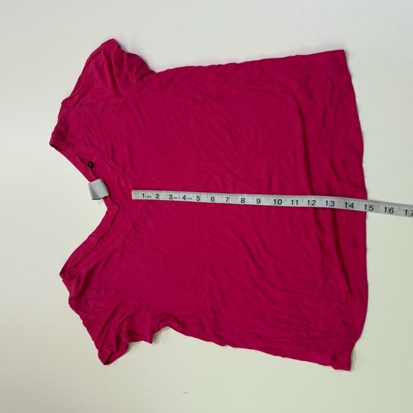 CAbi Pink Fitted Cap Sleeve Tee - Picture 7 of 10